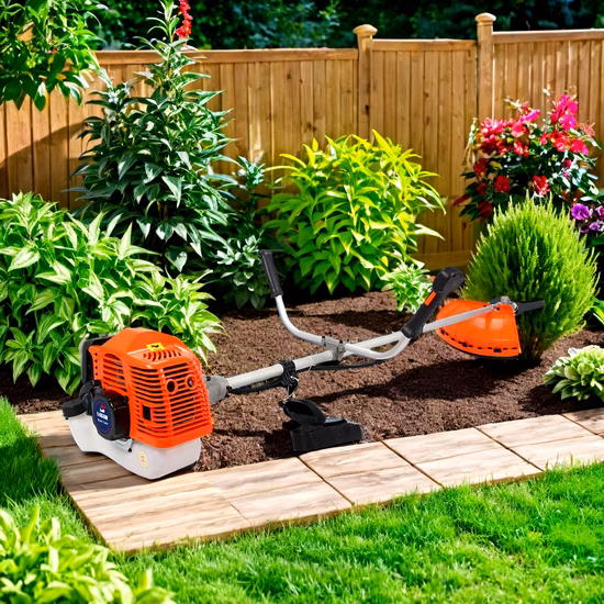 Multifunction 4stroke String Trimmer Brush Cutter Automatic Portable Lawn Mower Grass Cutting Machine